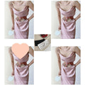 【Spot Delivery in Seconds】Sakura Luo French retro niche swing-neck acetate suspender dress with fishbone corset and long skirt