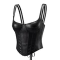 European and American style, sexy fishbone lace satin camisole top, slim-fit, low-cut, and figure-flattering, perfect for wearing as an outer layer