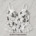 European and American cross-border hot girl style French fishbone print camisole with a sexy open back and lace trim, women's top