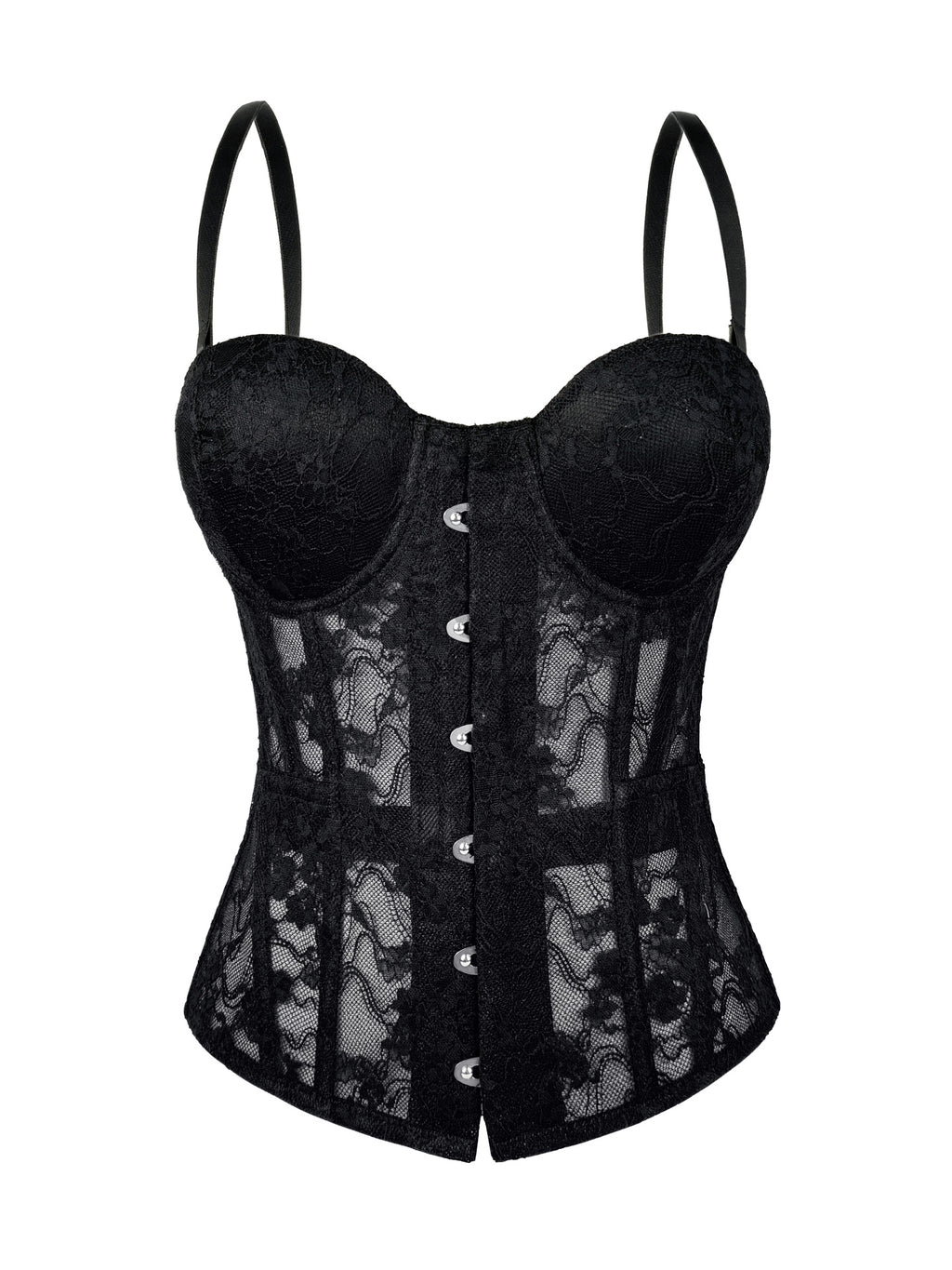 Cross-border new lace embroidered fishbone corset, slimming and figure-enhancing camisole, pure and alluring strapless top, fishbone design